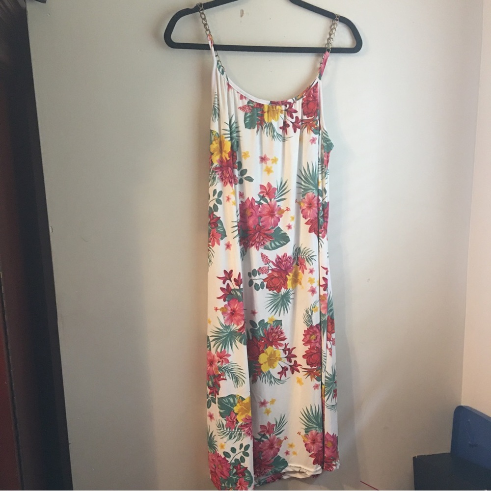 Rouge Collection Floral Dress 1X - Picture 4 of 4